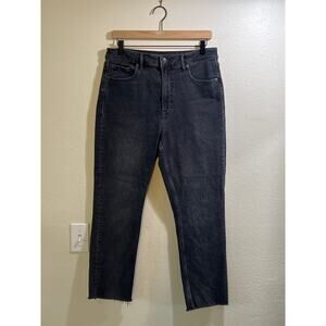Vintage slim sky high ankle jeans